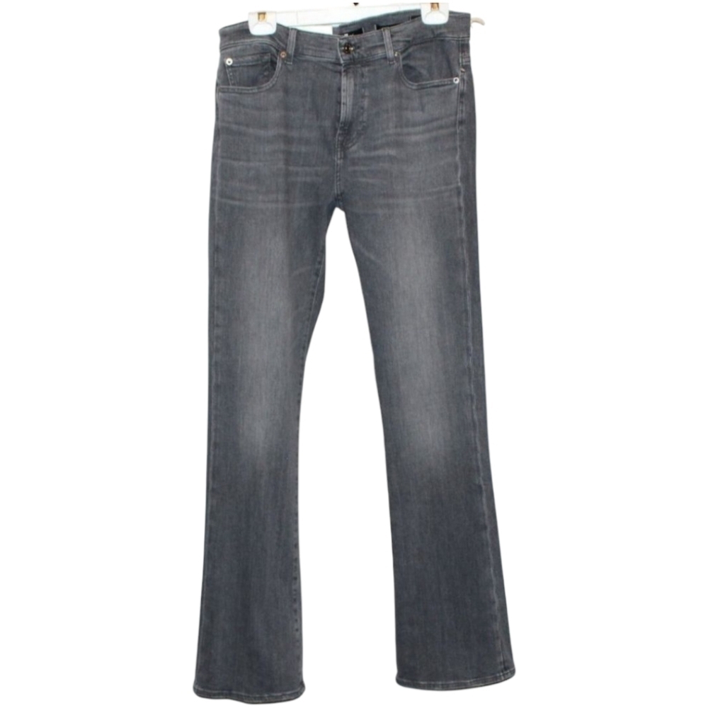7 For All Mankind Earthkind Grey Wash Classic Bootcut Jeans, 32, NWT - Picture 5 of 10